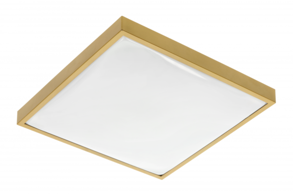 ALTAR LED Deckenleuchte, 295x295mm, 4000K, 24W, 1680lm, AC180-250V, 50/60 Hz, PF>0.5, IP44, Golden,3y