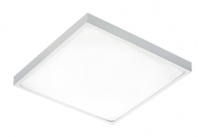 ALTAR LED Deckenleuchte, 295x295mm, 4000K, 24W, 1680lm, AC180-250V, 50/60 Hz, PF>0.5, IP54, grau, 3y