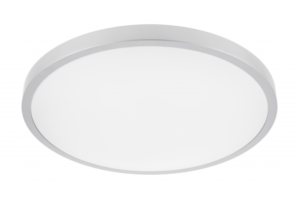 Deckenleuchte ATOL LED, Ø400mm, 4000K, 32W, 2560lm, AC220-240V, 50/60 Hz, PF>0,9, IP54, silber, 3y
