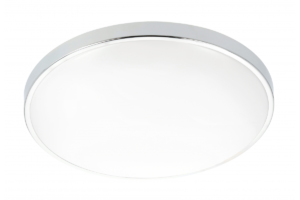 ATOL Deckenleuchte, LED, 32W, 2560lm, 4000K, AC220-240V, IP54, Ø400mm, chrom