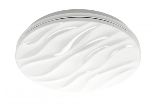 DELION LED Deckenleuchte, Ø375mm, 4000K, 32W, 2560lm, AC180-250V, 50/60 Hz, PF>0,9, IP44, weiß,3y