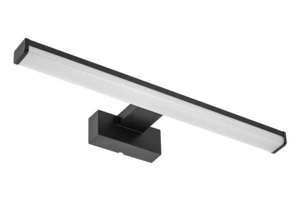 LED-Leuchte Catania 400mm,8W, AC220-240V,50/60Hz, 4000K, IP44, RA >80,640lm,Schwarz