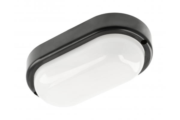 KODO Kanalleuchte, LED, 8W,720lm, 4000K, AC180-250V, IP54, IK08, oval, schwarz