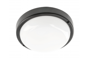 KODO Kanalleuchte, LED, 12W, 1080lm, 4000K, AC180-250V, IP54, IK08, Rund, Schwarz