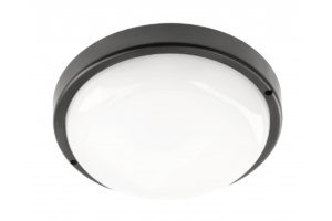 KODO Kanalleuchte, LED, 18W, 1620lm, 4000K, AC180-250V, IP54, IK08, rund, schwarz