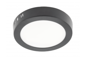 LED-Leuchte ORIS PLUS, Downlight, 13W, schwarz, 3000K, 1020lm, AC220-240V, Aufputz, IP20, 120°