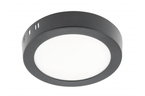 LED-Leuchte ORIS PLUS, Downlight, 13W, schwarz, 4000K, 1020lm, AC220-240V, Aufputz, IP20, 120°