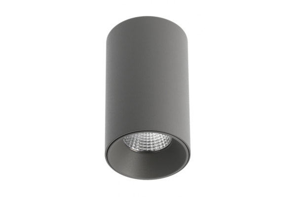 Leuchte LED PRIME, 10W,1000lm,AC220-240V,50/60 Hz,PF>0,5,Ra≥80,IP20,IK06,36°,4000K,grau