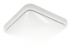 ROSALI LED Deckenleuchte, 325 x 325mm, 4000K, 24W, 1920lm, AC180-250V, 50/60 Hz, PF>0,5, IP44, quadratisch, weiß,3y
