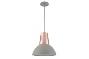 Deckenleuchte ARTEMIA L,2447,AC220-240V,50/60Hz,1*E27,max.40W, IP20, 34,5cm, einfach grau