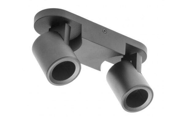 Deckenleuchte BLINK II, max. 250V, 50/60 Hz, GU10, max. 20W*2, IP20, Dual, Schwarz