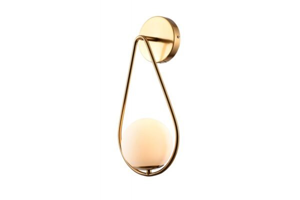 Wandleuchte CIKLOP 2,5779,AC220-240V,50/60Hz,1*E27, IP20,DURCHM.20CM, einzeln,gold