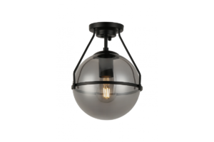 Deckenleuchte DROP , 7165, AC220-240V, 50/60Hz, 1*E27, max.25W, Ø 21 cm, schwarz