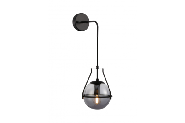 Wandleuchte DROP 4, 7325, AC220-240V, 50/60Hz, 1*E27, max.40W, schwarz