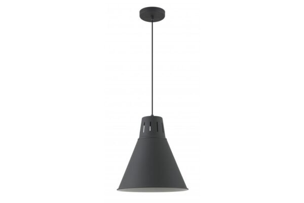 Deckenleuchte GIANNI L,8136,AC220-240V,50/60Hz,1*E27, max.40W, IP20, Durchm. 32cm, einfach schwarz