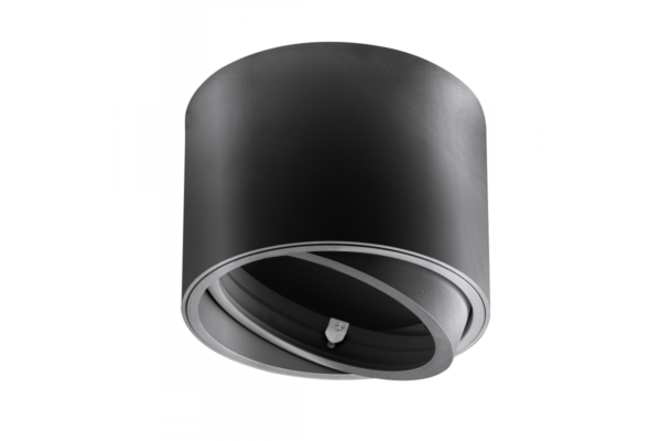 Deckenleuchte ISUMI mit einstellbarem Winkel, Aluminium.,130x100,IP20,ES111,GU10,rund,schwarz