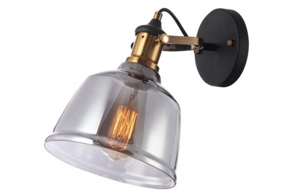 Wandleuchte MUSCARI II,3657,AC220-240V,50/60Hz,1*E27, IP20,Single, schwarz