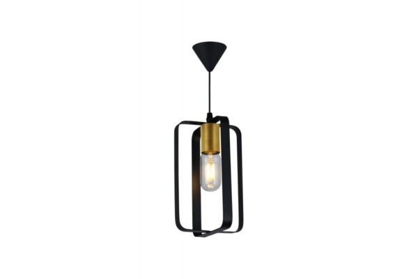 Deckenleuchte OXALIS 2 , 3185,AC220-240V,50/60Hz,1*E27, IP20,13CMX13CMX20CM,einzeln,schwarz