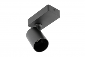 Wandleuchte SANTO, Aluminium, IP20, max. 20W, einzeln, rund, schwarz