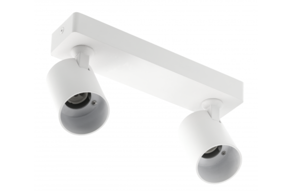 Deckenleuchte SANTO, Aluminium, IP20, max. 20W*2, doppelt, rund, weiß