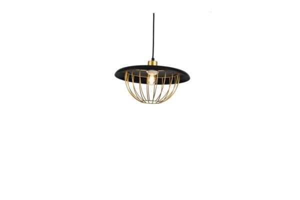 Deckenleuchte TULIP,3444, AC220-240V,50/60Hz,1*E27, IP20,W. 36 CM, einzeln, schwarz/gold
