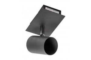 Deckenleuchte VENETO, IP20, max. 20W, 1 x GU10, rund, schwarz