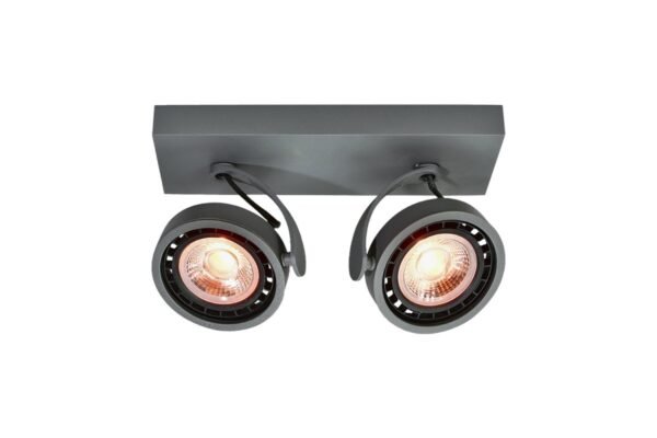 Deckenleuchte Wally,4304,AC220-240V, 50/60 Hz, IP 20,2*Gu10,ES111,doppelt,graphit