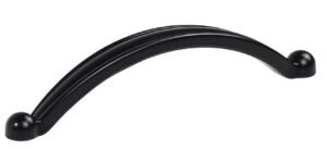 Schwarz seidenmatt Pulverbeschichtung PC0