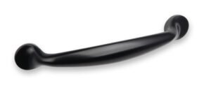 Schwarz seidenmatt Pulverbeschichtung PC0