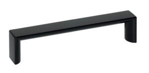 Schwarz seidenmatt Pulverbeschichtung PC0