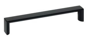 Schwarz seidenmatt Pulverbeschichtung PC0