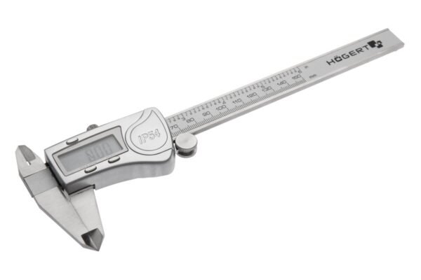 Högert digitaler Messschieber, Messbereich: 155 mm