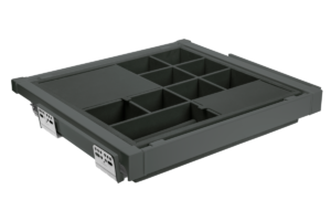 GTV ELITE Schublade, Schmuck-Organizer, 760-818, Soft-Close anthrazit, anthrazit matt