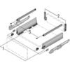Hettich 9150519 Schubkasten Längsreling Set