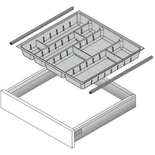 Hettich 9135408 Schubkasten Randprofil Set