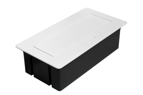 MULTISOFT Möbelsteckdose 2x Schuko-Steckdose, USB