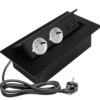 GTV Möbelsteckdose 2x Schuko USB
