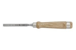 Holzflachmeißel 10 mm mit Holzgriff