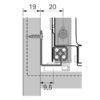 Hettich 73268 Quadro 25 Stop