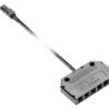 Stecker für LED-Beleuchtung, Verteiler schwarz