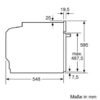 BOSCH Serie 4 Einbau-Backofen 60