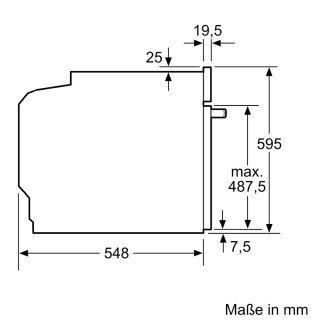 BOSCH Serie 4 Einbau-Backofen 60