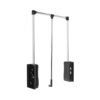 GTV Kleiderlift mit Öldruckfeder 545 – 700, 8кг, Chrom/Schwarz PG-ST4560-20
