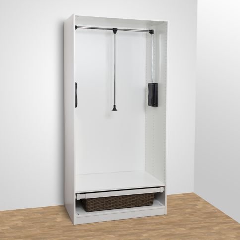 GTV Kleiderlift mit Öldruckfeder 545 – 700, 8кг, Chrom/Schwarz PG-ST4560-20