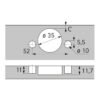 Scharnier Hettich Sensys 8657i, mit